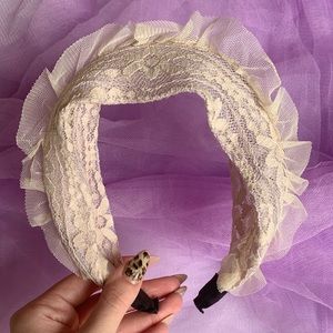 Wide Lace Headband